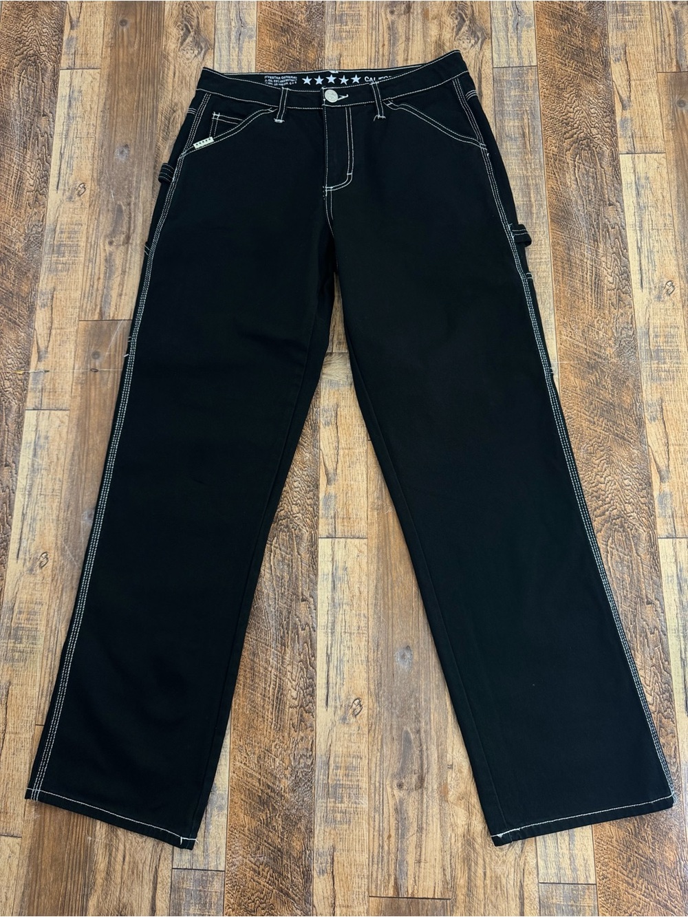 Five Star General California Carpenter Women's Black Cargo Pants, Size 9/29